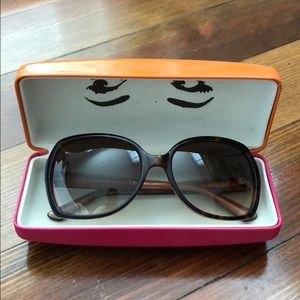 Brown Kate Spade sunglasses